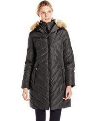 jones new york hooded down jacket