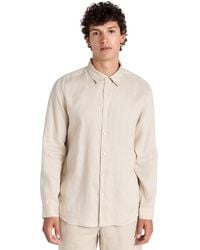Theory - Irving Shirt In Relaxed Linen - Lyst