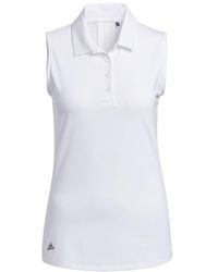 adidas - Golf Ultimate365 Primegreen Sleeveless Polo Shirt - Lyst