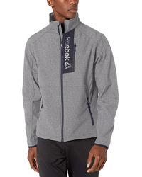 reebok men's softshell active jacket