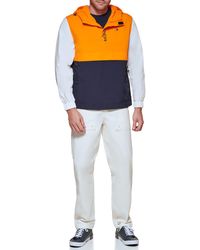 Tommy Hilfiger - Retro Lightweight Taslan Hooded Popover Water Resistant Windbreaker Jacket - Lyst
