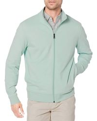 Amazon Essentials - Lightweight French Terry Full-Zip Mockneck Sweatshirt - Lyst