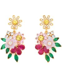 Kate Spade - Bursting Blooms Drop Earrings - Lyst