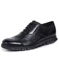 Cole Haan - Zerogrand Wingtip Leather Oxford Shoes - Lyst