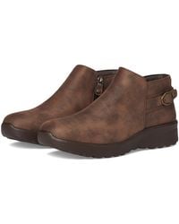 Skechers - Lovely Vibe Faux Leather Booties - Lyst