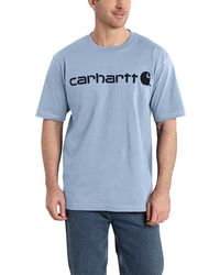 Carhartt - Big & Tall Loose Fit Heavyweight Short-sleeve Logo Graphic T-shirt - Lyst