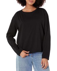 Vince - S L/s Boat Nk Pullover Blouse - Lyst