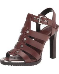 DKNY - Bria Slingback Heel With Belt Ankle Strap Heeled Sandal - Lyst