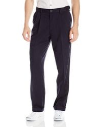 Dockers - Relaxed Fit Comfort Khaki Pants-pleated - Lyst