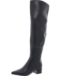 Marc Fisher - Padded Insole Faux Leather Over-The-Knee Boots - Lyst