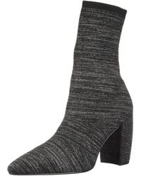 Kenneth Cole - Alora Stretch Pointy Toe Ankle Bootie Boot, Black/gunmetal, 9 M Us - Lyst