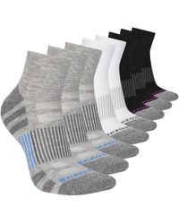 Skechers - 8-pack Work High Quarter Crew Socks - Lyst