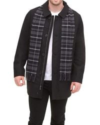 Dockers - Weston Wool Blend Coat With Scarf - Lyst
