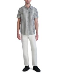 Karl Lagerfeld - Paris Short Sleeve Chest Pockets Top - Lyst