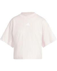 adidas - Plus Size Future Icon Three Stripes T-shirt - Lyst