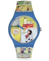 Swatch - New Gent Biosourced Watch Casual Plastic Blue Quartz Waterproof Smak! - Lyst