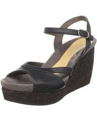 Coclico - Winno Wedge Sandal,dixan Black,39.5 Eu(8.5-9 M Us) - Lyst