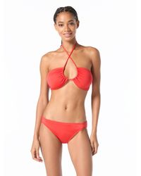 Michael Kors - Swimwear Solid Bandeau Bra Top - Lyst