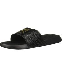 puma leopard print sliders