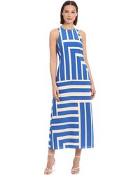Donna Morgan - Sleeveless Halter Cut Maxi Dress Event Occasion Party Date Guest Of - Lyst