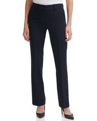 Tommy Hilfiger - Solid Sutton Boot Leg Trousers Midnight 10 - Lyst