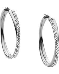 Michael Kors Large Gold Hoop Earrings 