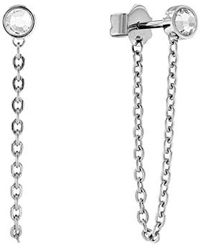 Calvin Klein Jewelry Stud And Chain Earrings - White