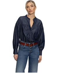 Sanctuary - S Personal Best Blouse Moonshadow Large - Lyst