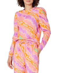 Kendall + Kylie - Kendall + Kylie Puff Sleeve Crew Neck Top - Lyst