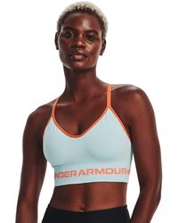 Under Armour - Seamless Low Impact Long Bra - Lyst