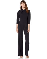 donna morgan tuxedo jumpsuit