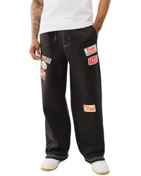 True Religion - T Baggy Sweatpants - Jet Black | Relaxed Fit - Lyst
