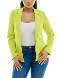 Nanette Lepore - Fully Lined One Button Blazer With Inner Beauty Binding Print - Lyst