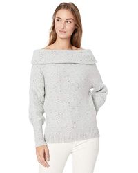 Michael Stars - Confetti Off Shoulder Puff Sleeve Pullover - Lyst