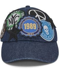 DKNY - Denim Patch Baseball Hat - Lyst