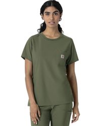 Carhartt - Scrubs C13510 Force® Crew Neck Scrub Top X-large Olive - Lyst