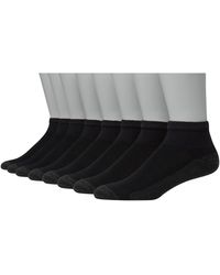 Hanes - S Max Cushioned Multi-packs Ultimate 8-pack Ultra Freshiq Odor Control With Wicking Ankle Socks - Lyst