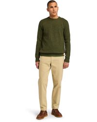 Timberland - Raglan Sleeve Crew Neck Sweater - Lyst