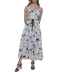 Karl Lagerfeld - Paris Sleeveless Maxi Aline Dress - Lyst