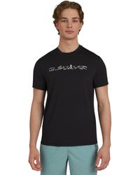 Quiksilver - Swimwear Regular Fit Upf 50 Short Sleeve Sun Tee Rash Guard Shirt - Lyst