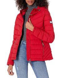 tommy hilfiger puffer jacket women's sale