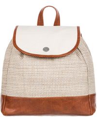 Roxy - 12l Lonely Sea Canvas Small Backpack - Lyst