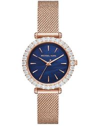 michael kors darci two tone watch