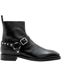 John Varvatos - Regent Harness Boot Mid Calf - Lyst