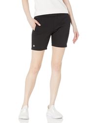 Starter Standard 8" Lightweight Fleece Shorts With Pockets - Black