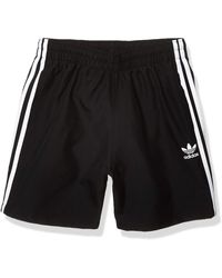 white adidas swim shorts