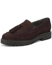 Franco Sarto - Carolynn Loafer Hickory Dark Brown Suede 7.5 W - Lyst