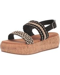 Lucky Brand - Jadiel Braided Platform Sandal Wedge - Lyst