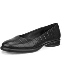 Ecco - Sculpted Luxe Ballerina Ballet Flat - Lyst