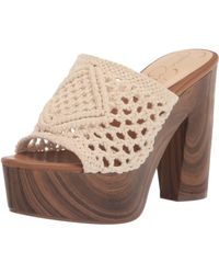 Jessica Simpson - Shelbie Block Heel Platform Wedge Sandal - Lyst